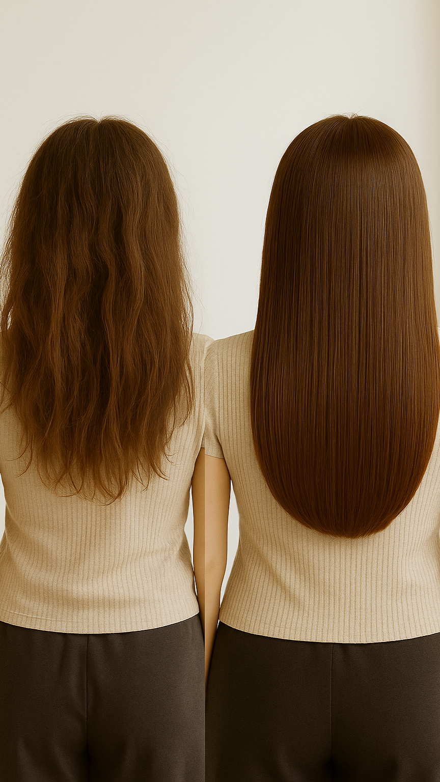 酸性ストレートのビフォーアフター画像